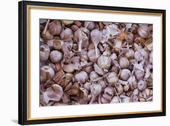 Vietnam, Dien Bien Phu. City Market, Garlic-Walter Bibikow-Framed Photographic Print