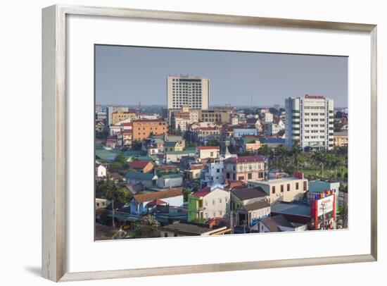 Vietnam, Dmz Area. Dong Ha, Elevated City View-Walter Bibikow-Framed Photographic Print