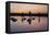 Vietnam. Doc Let Salt lake. Workers harvesting the salt. Early morning sunrise.-Tom Norring-Framed Premier Image Canvas