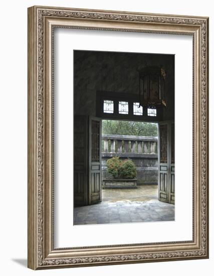 Vietnam. Doors Leading to a Patio, Khai Dinh Tomb, Hue, Thua Thien?Hue-Kevin Oke-Framed Photographic Print