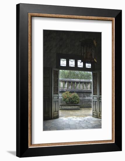 Vietnam. Doors Leading to a Patio, Khai Dinh Tomb, Hue, Thua Thien?Hue-Kevin Oke-Framed Photographic Print