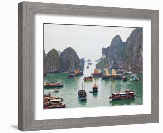 Vietnam, Halong Bay-Steve Vidler-Framed Photographic Print