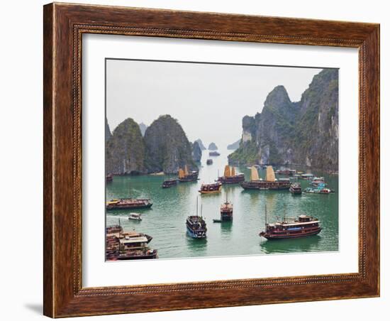 Vietnam, Halong Bay-Steve Vidler-Framed Photographic Print