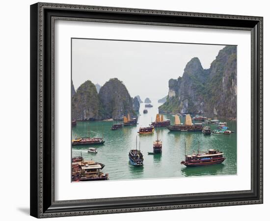 Vietnam, Halong Bay-Steve Vidler-Framed Photographic Print