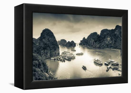 Vietnam, Halong Bay-Michele Falzone-Framed Premier Image Canvas