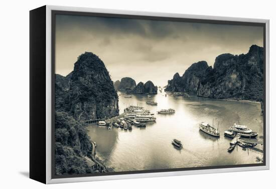 Vietnam, Halong Bay-Michele Falzone-Framed Premier Image Canvas