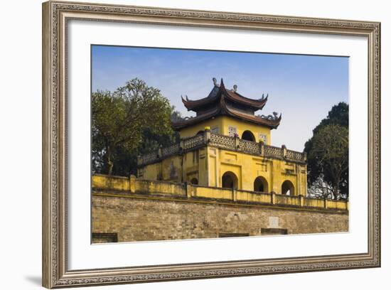 Vietnam, Hanoi. Imperial Citadel, Gate-Walter Bibikow-Framed Photographic Print