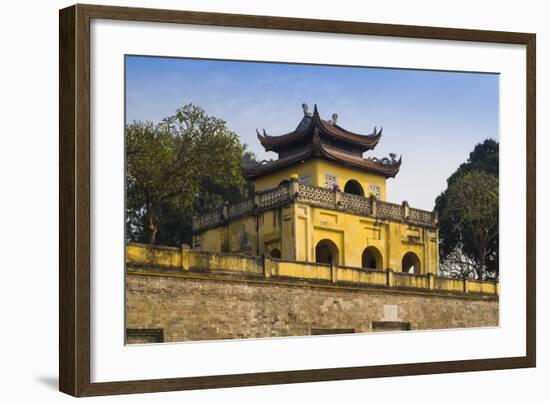 Vietnam, Hanoi. Imperial Citadel, Gate-Walter Bibikow-Framed Photographic Print