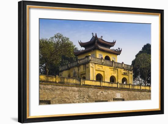 Vietnam, Hanoi. Imperial Citadel, Gate-Walter Bibikow-Framed Photographic Print