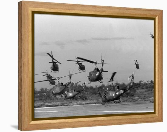 Vietnam Helicopter Assault-Associated Press-Framed Premier Image Canvas
