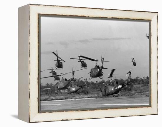 Vietnam Helicopter Assault-Associated Press-Framed Premier Image Canvas