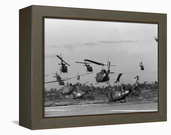 Vietnam Helicopter Assault-Associated Press-Framed Premier Image Canvas
