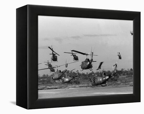 Vietnam Helicopter Assault-Associated Press-Framed Premier Image Canvas