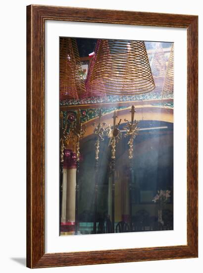 Vietnam, Ho Chi Minh City. Cholon, Chinatown Area, Phuoc an Hoi Quan Pagoda, Interior-Walter Bibikow-Framed Photographic Print