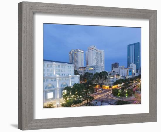 Vietnam, Ho Chi Minh City, City Skyline-Steve Vidler-Framed Photographic Print