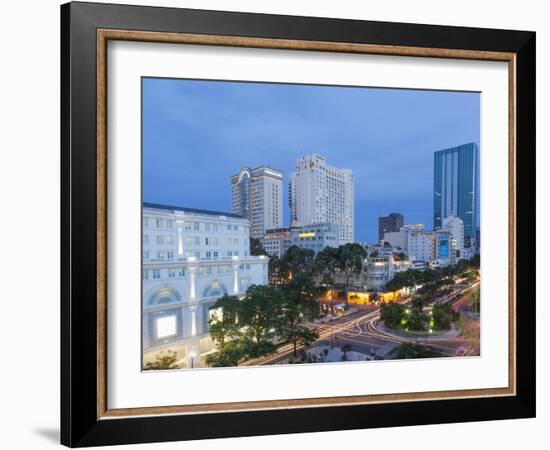 Vietnam, Ho Chi Minh City, City Skyline-Steve Vidler-Framed Photographic Print