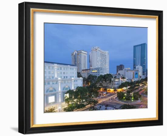 Vietnam, Ho Chi Minh City, City Skyline-Steve Vidler-Framed Photographic Print