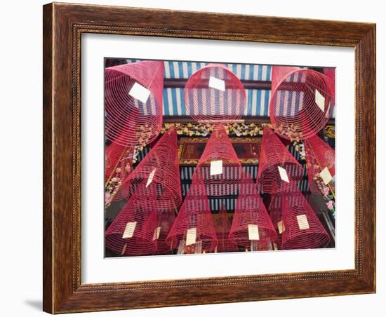 Vietnam, Hoi An, Phuc Kien Assembly Hall, Incense Coils-Steve Vidler-Framed Photographic Print