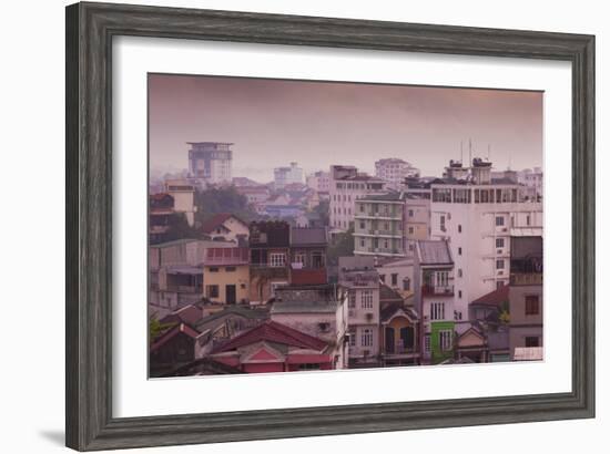 Vietnam, Hue. Elevated City View, Dawn-Walter Bibikow-Framed Photographic Print