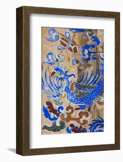 Vietnam, Hue Imperial City. Dien Tho Residence, Building Detail-Walter Bibikow-Framed Photographic Print