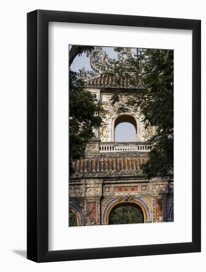 Vietnam, Hue Imperial City. East Gate, Hien Nhon Gate Detail-Walter Bibikow-Framed Photographic Print