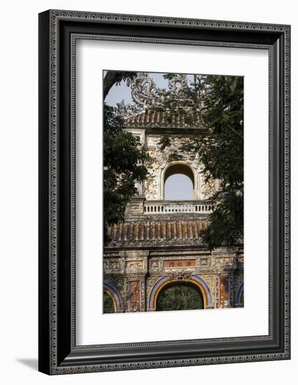 Vietnam, Hue Imperial City. East Gate, Hien Nhon Gate Detail-Walter Bibikow-Framed Photographic Print