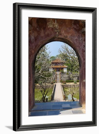 Vietnam, Hue. Tomb Complex of Emperor Minh Mang-Walter Bibikow-Framed Photographic Print