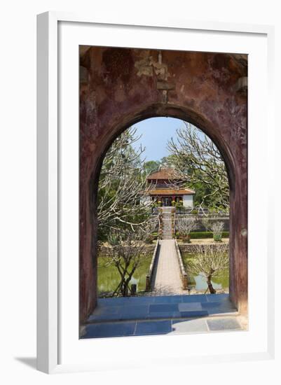 Vietnam, Hue. Tomb Complex of Emperor Minh Mang-Walter Bibikow-Framed Photographic Print