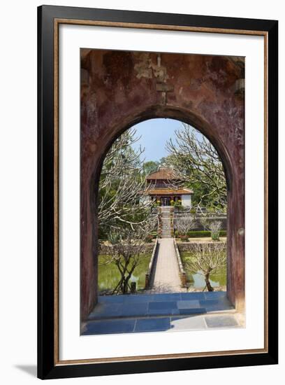 Vietnam, Hue. Tomb Complex of Emperor Minh Mang-Walter Bibikow-Framed Photographic Print