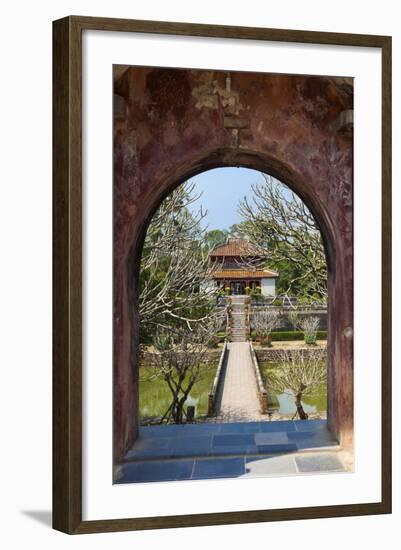 Vietnam, Hue. Tomb Complex of Emperor Minh Mang-Walter Bibikow-Framed Photographic Print