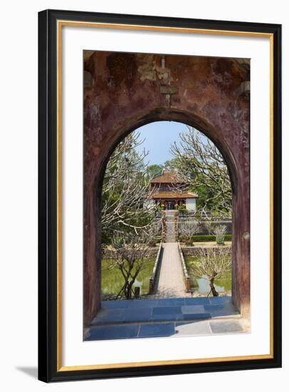 Vietnam, Hue. Tomb Complex of Emperor Minh Mang-Walter Bibikow-Framed Photographic Print