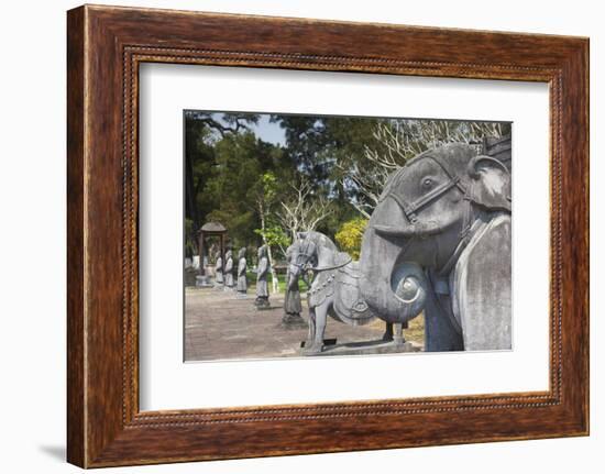 Vietnam, Hue. Tomb Complex of Emperor Minh Mang-Walter Bibikow-Framed Photographic Print