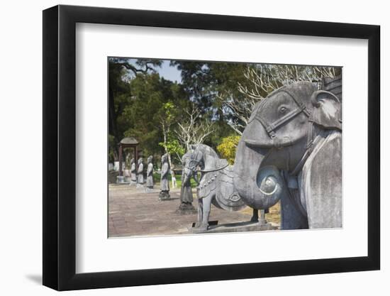 Vietnam, Hue. Tomb Complex of Emperor Minh Mang-Walter Bibikow-Framed Photographic Print