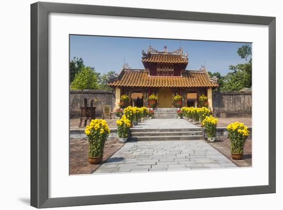 Vietnam, Hue. Tomb Complex of Emperor Minh Mang-Walter Bibikow-Framed Photographic Print