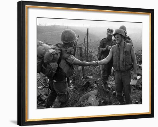 Vietnam Marines 1st Cavalry 1968-Holloway-Framed Photographic Print