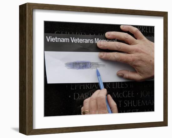 Vietnam Memorial, Washington D.C., United States of America, North America-Godong-Framed Photographic Print