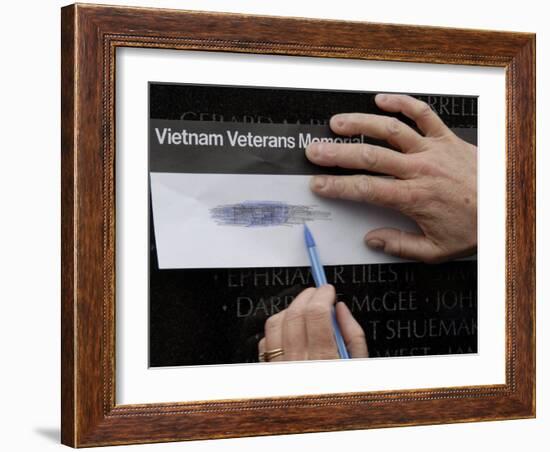 Vietnam Memorial, Washington D.C., United States of America, North America-Godong-Framed Photographic Print