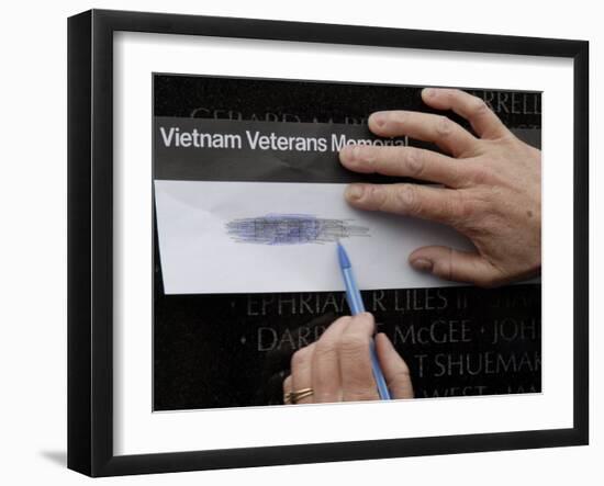 Vietnam Memorial, Washington D.C., United States of America, North America-Godong-Framed Photographic Print