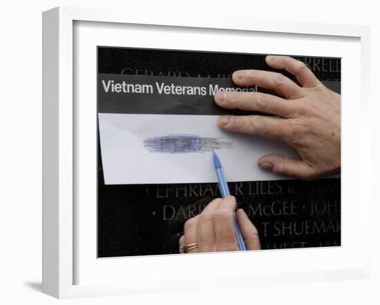 Vietnam Memorial, Washington D.C., United States of America, North America-Godong-Framed Photographic Print