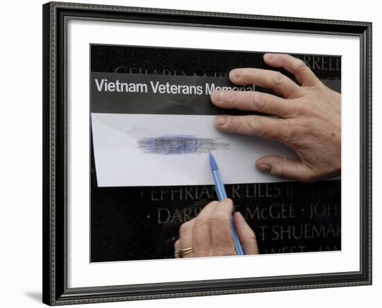 Vietnam Memorial, Washington D.C., United States of America, North America-Godong-Framed Photographic Print