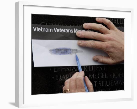 Vietnam Memorial, Washington D.C., United States of America, North America-Godong-Framed Photographic Print