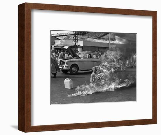 Vietnam Monk Protest-Malcolm Browne-Framed Photographic Print