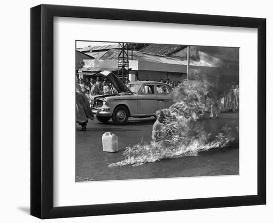 Vietnam Monk Protest-Malcolm Browne-Framed Photographic Print