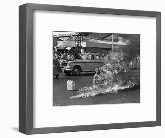 Vietnam Monk Protest-Malcolm Browne-Framed Photographic Print