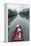 Vietnam, Perfume River. Young Vietnamese Girls on a Boat Going to the Perfume Pagoda (Mr)-Matteo Colombo-Framed Premier Image Canvas