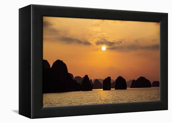 Vietnam, Quang Ninh Province-Nigel Pavitt-Framed Premier Image Canvas