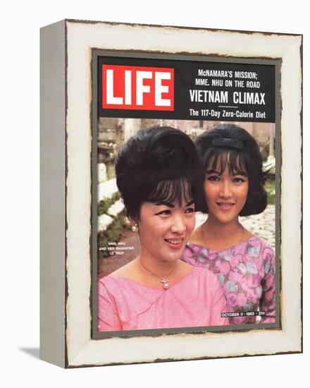 Vietnam's Madame Nhu and Daughter, October 11, 1963-John Loengard-Framed Premier Image Canvas