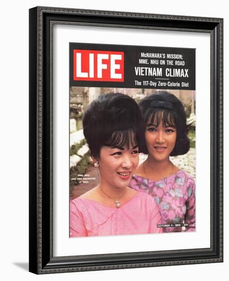 Vietnam's Madame Nhu and Daughter, October 11, 1963-John Loengard-Framed Photographic Print