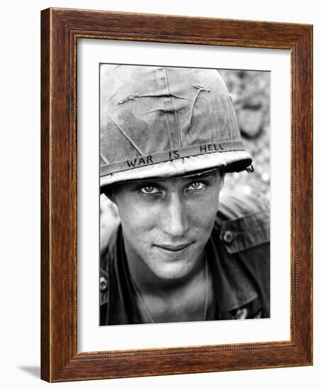 Vietnam US War is Hell-Horst Faas-Framed Photographic Print