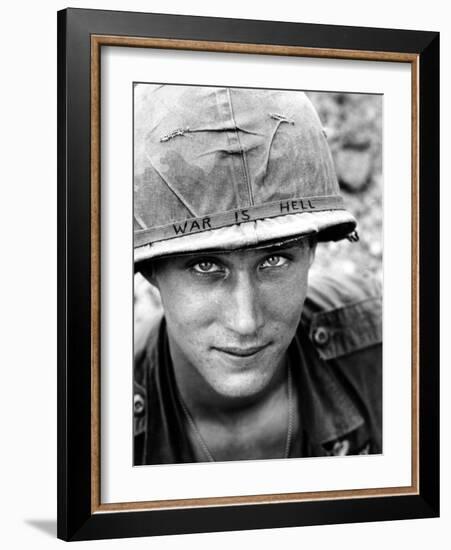 Vietnam US War is Hell-Horst Faas-Framed Photographic Print